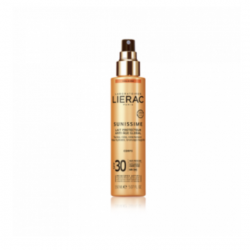 LIERAC SUNISSIME LATTE SOLARE PROTETTIVO ED ENERGIZZANTE SPF30 ANTI-ETÀ GLOBALE 150 ML 