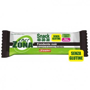 ENERZONA SNACK 40-30-30 FONDENTE NOIR 33 GRAMMI BARRETTA ENERGETICA