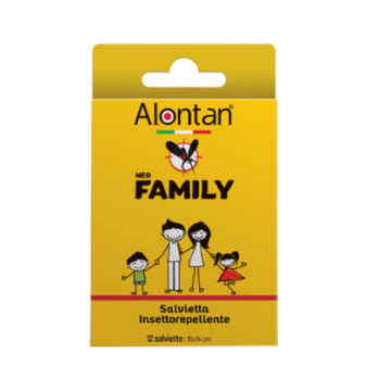 PIETRASANTA PHARMA ALONTAN NEO FAMILY SALVIETTE 12 PEZZI