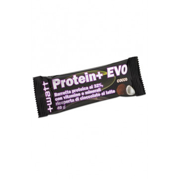 +WATT PROTEIN+ EVO BARRETTA PROTEICA GUSTO COCCO 40 GRAMMI