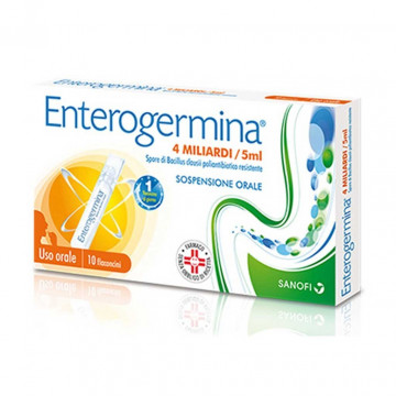 ENTEROGERMINA SOSPENSIONE ORALE 4 MILIARDI 5 ML 10 FLACONI