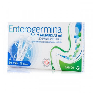 ENTEROGERMINA 2 MILIARDI 5 ML 10 FIALE ORALI