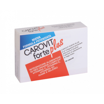 CAROVIT FORTE PLUS 30 CAPSULE INTEGRATORE ABBRONZATURA CON VITAMINE