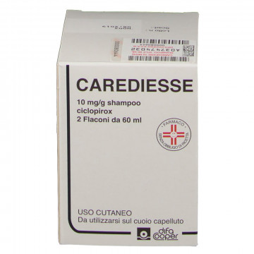 CAREDIESSE SHAMPOO 10 MG/G DERMATITE SEBORROICA 2 FLACONI 60 ML