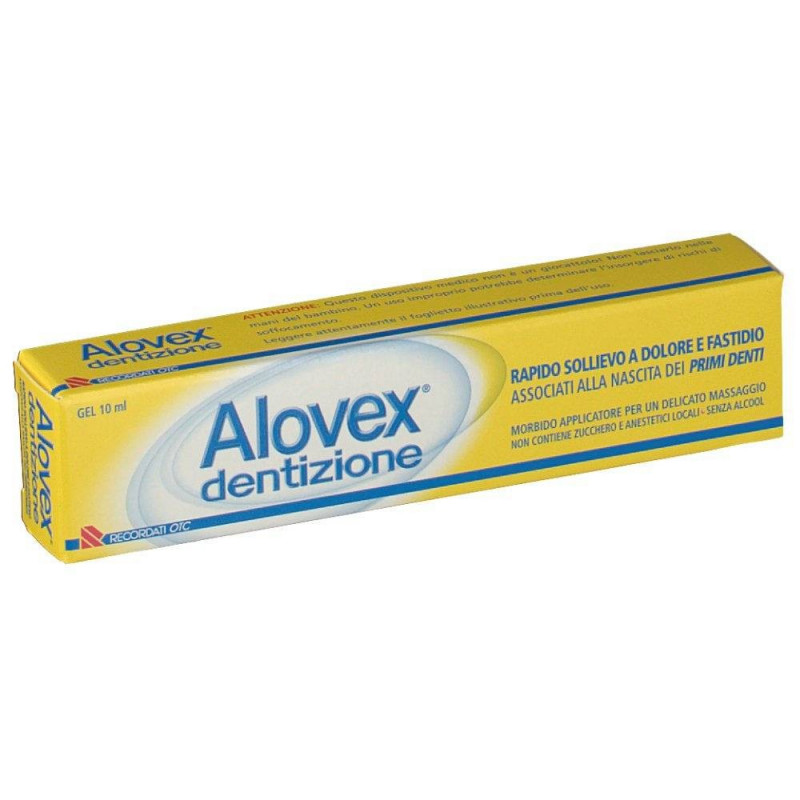 Alovex dentizione gel dolore dei primi dentini 10 ml