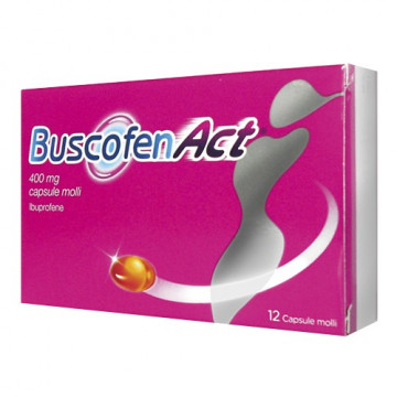 BUSCOFENACT  400 MG IBUPROFENE ANTIDOLORIFICO 12 CAPSULE MOLLI