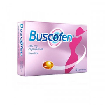 BUSCOFEN 200 MG IBUPROFENE ANALGESICO 12 CAPSULE MOLLI