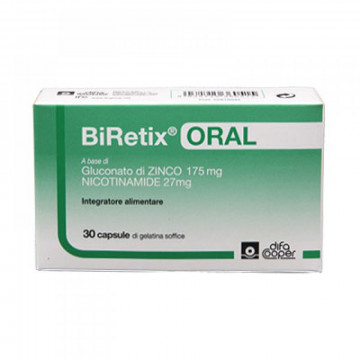 BIRETIX ORAL INTEGRATORE ANTIOSSIDANTE 30 CAPSULE SOFFICI