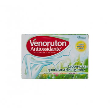 VENORUTON ANTIOSSIDANTE INTEGRATORE PER LE GAMBE 20 BUSTINE MONODOSE