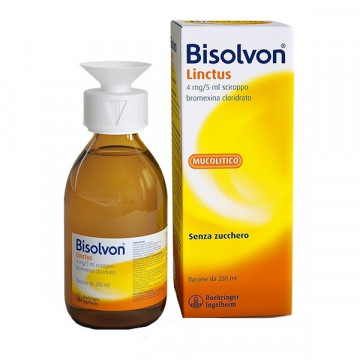 BISOLVON LINCTUS SCIROPPO MUCOLITICO TOSSE GRASSA FLACONE DA 250 ML