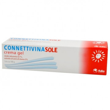 CONNETTIVINA SOLE CREMA GEL SCOTTATURE ED ERITEMI SOLARI 100 GRAMMI 