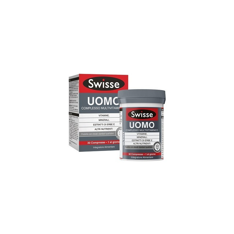 SWISSE UOMO INTEGRATORE MULTIVITAMINICO 30 COMPRESSE SWISSE UOMO INTEGRATORE MULTIVITAMINICO 30 COMPRESSE