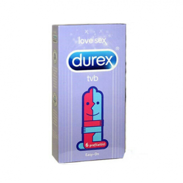 DUREX TVB PRESERVATIVI MOLTO LUBRIFICATI 6 PEZZI