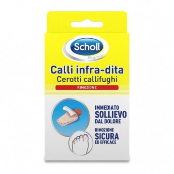 SCHOLL CEROTTI CALLI INFRADITA 4 CEROTTI + 4 DISCHETTTI