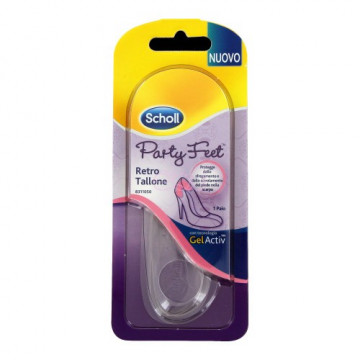 SCHOLL PARTY FEET GEL ACTIV CUSCINETTI IN GEL RETRO TALLONE