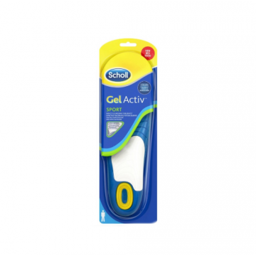 SCHOLL GEL ACTIV SPORT UOMO SOLETTE IN GEL MISURA 42-48