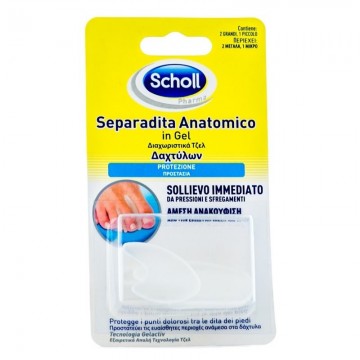 SCHOLL GEL ACTIV SEPARADITA ANATOMICO IN GEL PER I PIEDI 3 PAIA