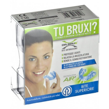 DR BRUX BITE ANTIBRUXISMO NOTTURNO ARCATA DENTALE SUPERIORE 