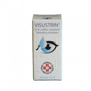 Visustrin 0,1% collirio per occhi arrossati e prurito 100mg/100ml 10 ml