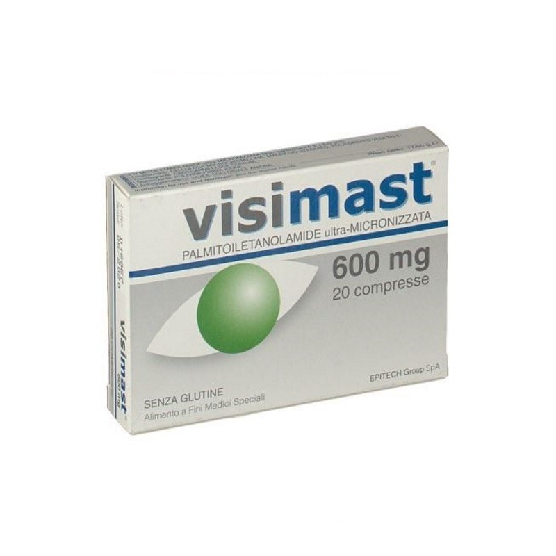 VISIMAST 600 MG INTEGRATORE PER STATI ALGICI OCULARI 20 COMPRESSE VISIMAST 600 MG INTEGRATORE PER STATI ALGICI OCULARI 20 COMPRESSE