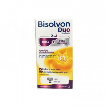 BISOLVON  DUO SCIROPPO TOSSE SECCA E GOLA IRRITATA 100 ML