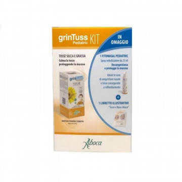 GRINTUSS PEDIATRIC KIT SCIROPPO TOSSE SECCA E GRASSA E SPRAY FITONASAL IN OMAGGIO