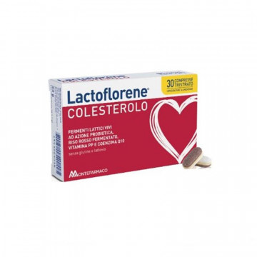 LACTOFLORENE COLESTEROLO INTEGRATORE FERMENTI LATTICI VIVI 30 COMPRESSE