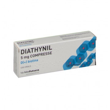 DIATHYNIL D (+) BIOTINA TRATTAMENTO DERMATITE SEBORROICA 30 COMPRESSE  5 MG